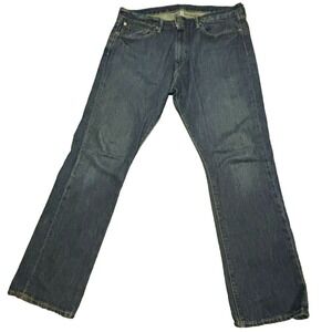 Polo Ralph Lauren Jeans Mens 36x30 Blue Denim Slim Straight Cotton